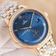 Super replica TW factory Omega De Ville blue face rose gold two-tone stainless steel watch (3)_th.jpg